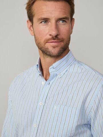 Coupe slim Chemise Hackett London en bleu