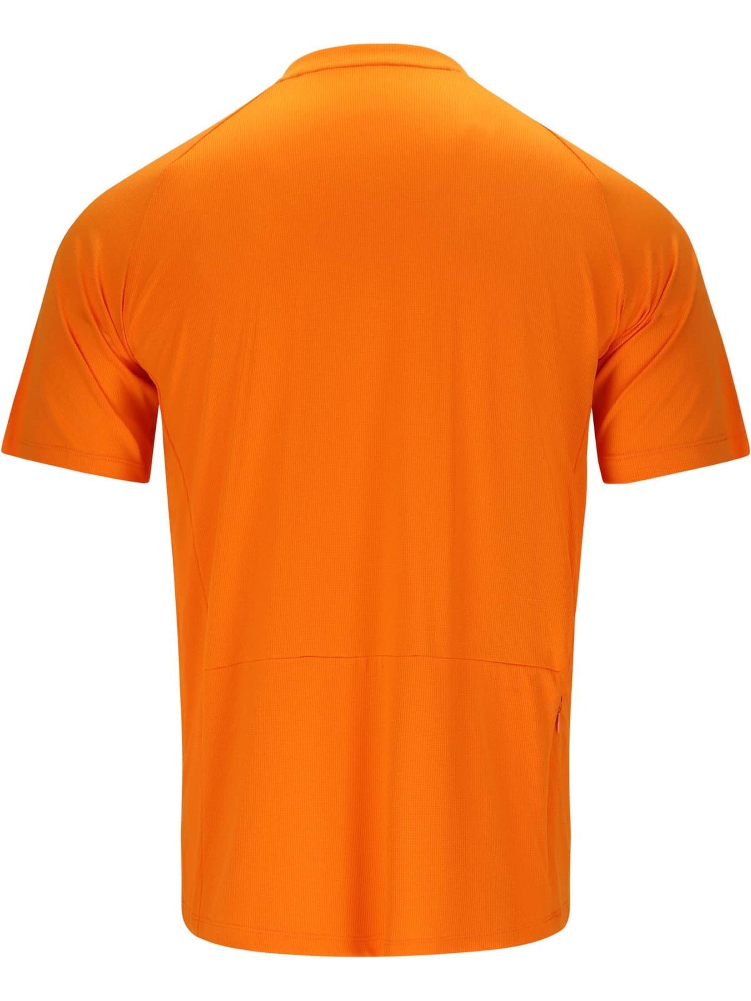 T-Shirt fonctionnel 'Crow M Melange Cycling/MTB SS Shirt' ENDURANCE en orange