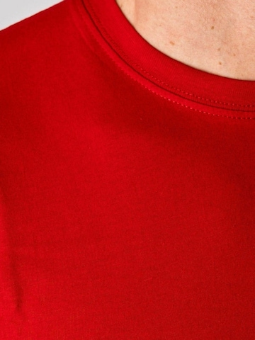 Regular fit Camicia ' Organic Basic ' di TEESHOPPEN in rosso