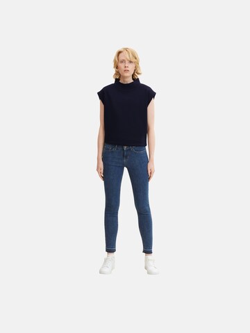 Skinny Jean 'Jona' TOM TAILOR DENIM en bleu : devant