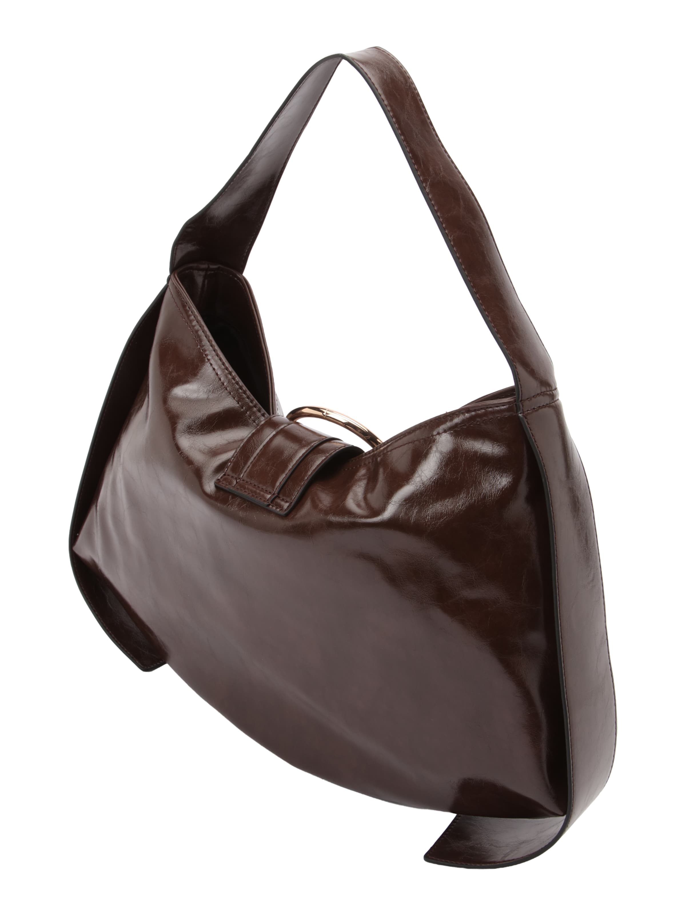 TOPSHOP - Mala de ombro 'SATURN' em castanho