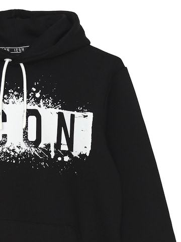 ICON Sweatshirt 'SPLASH' in Schwarz