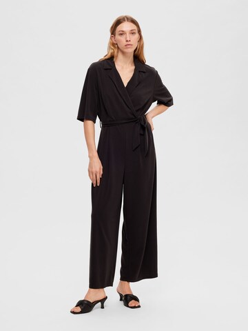 SELECTED FEMME Jumpsuit 'Cornelia' in Zwart