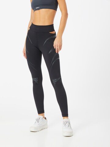 Reebok Skinny Leggings in Black: front