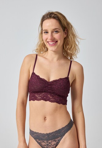 SNOCKS Bustier BH in Rot: Vorderseite