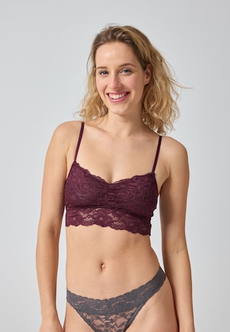 SNOCKS Bralette Bra in Red: front