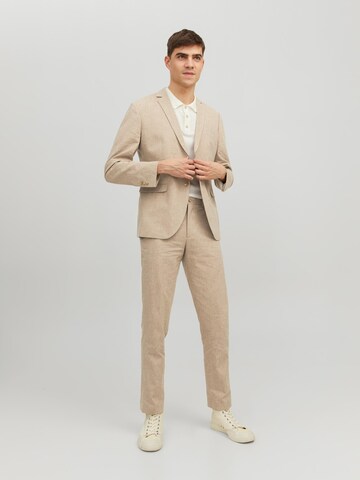 Slimfit Pantaloni con piega frontale 'Riviera' di JACK & JONES in beige