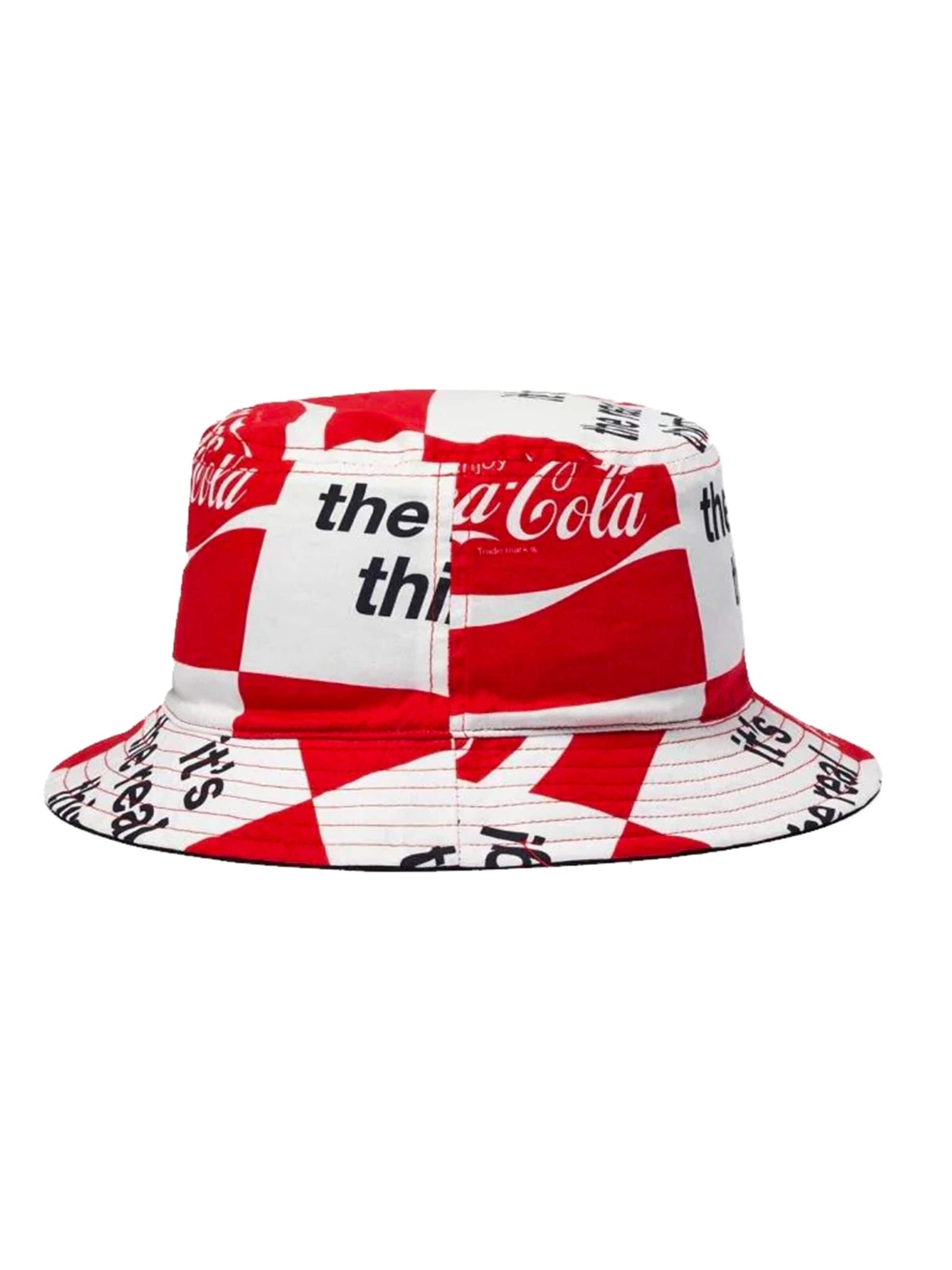 Brixton Kapelusz 'COCA-COLA GOOD DAY REV BUCKET COKE RED / BLACK' w kolorze mieszane kolory