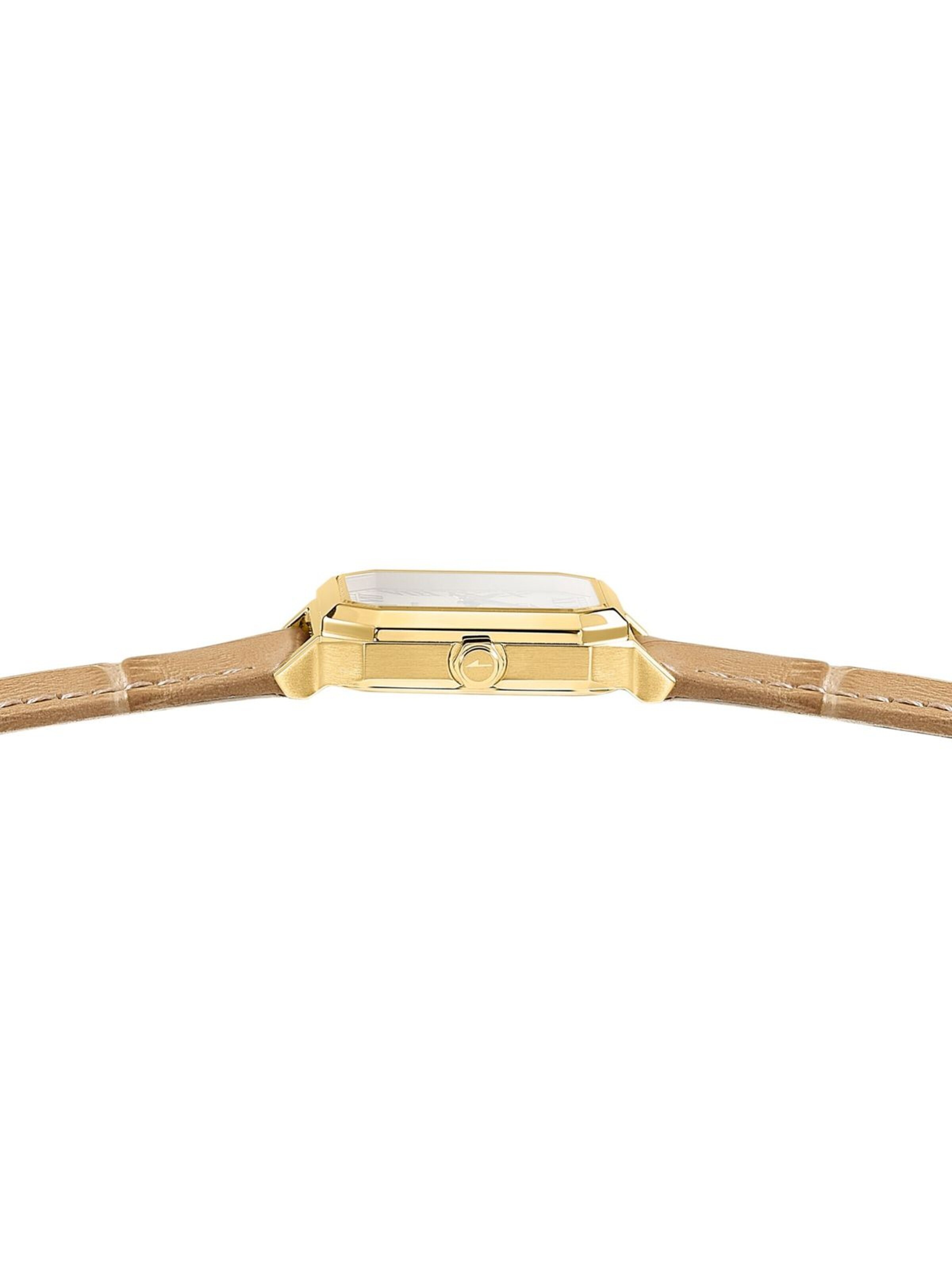 Lotus Analoog horloge in Goud