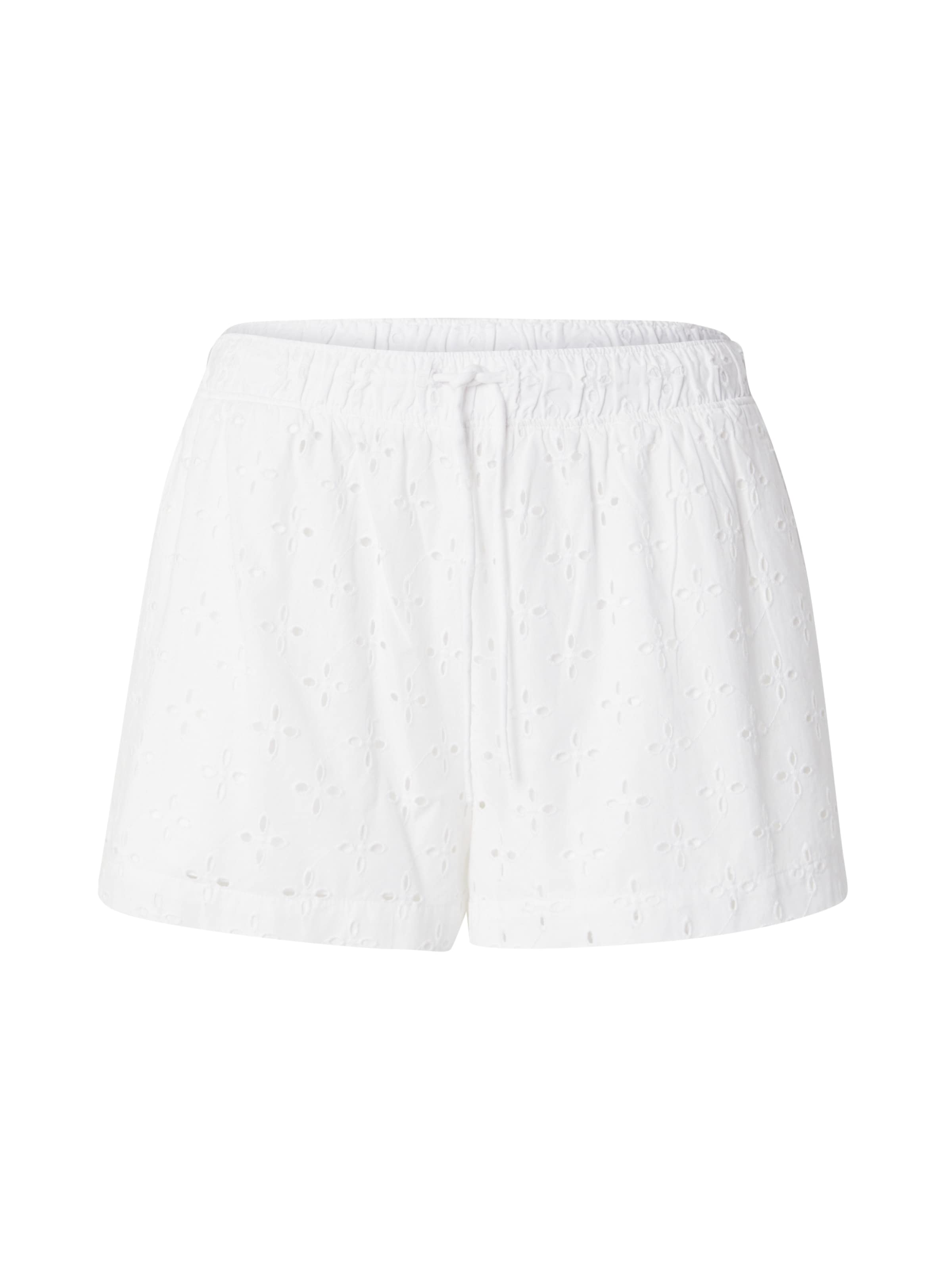 Monki tavaline Püksid, värv valge: eest vaates