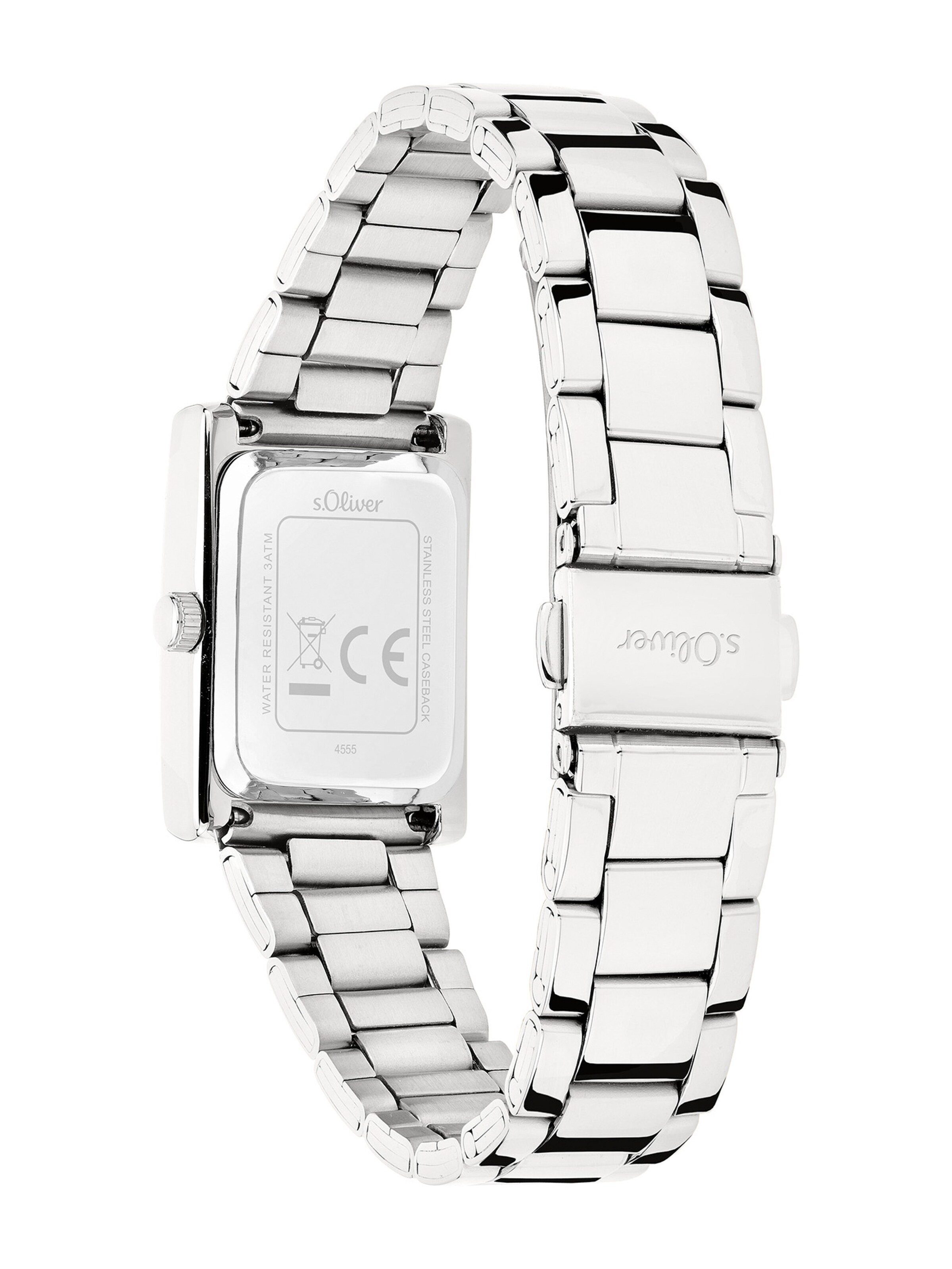 Montre à affichage analogique s.Oliver en argent