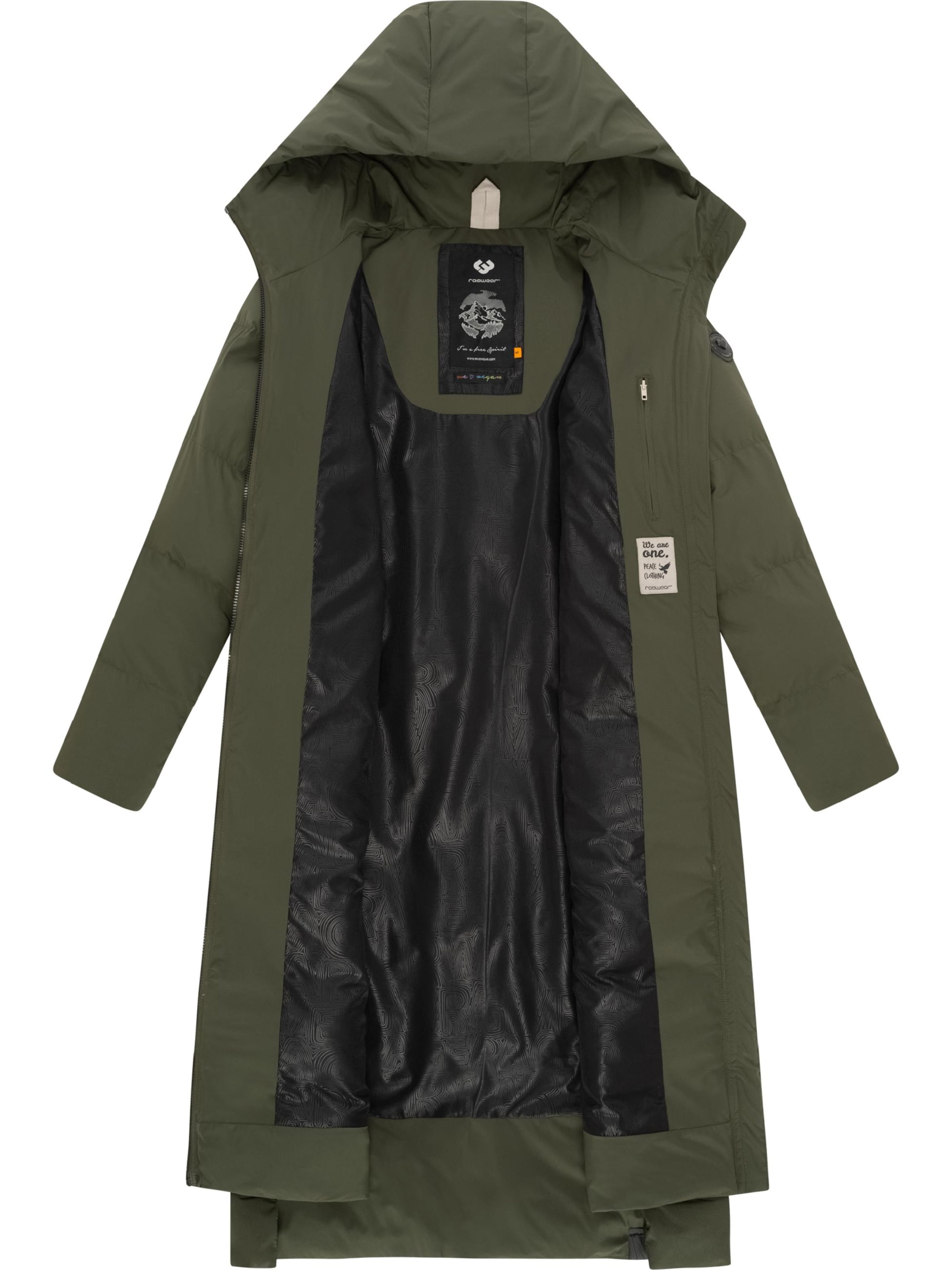 Ragwear Winter coat 'Patrise' in Green