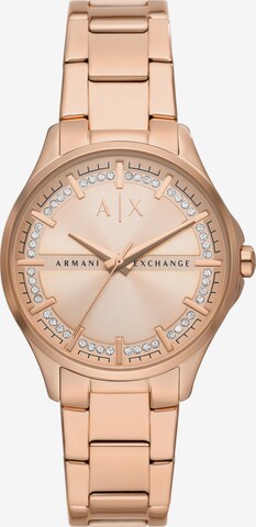 ARMANI EXCHANGE Uhr in Gold: predná strana