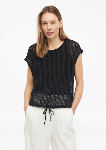 Pull-over s.Oliver en noir : devant
