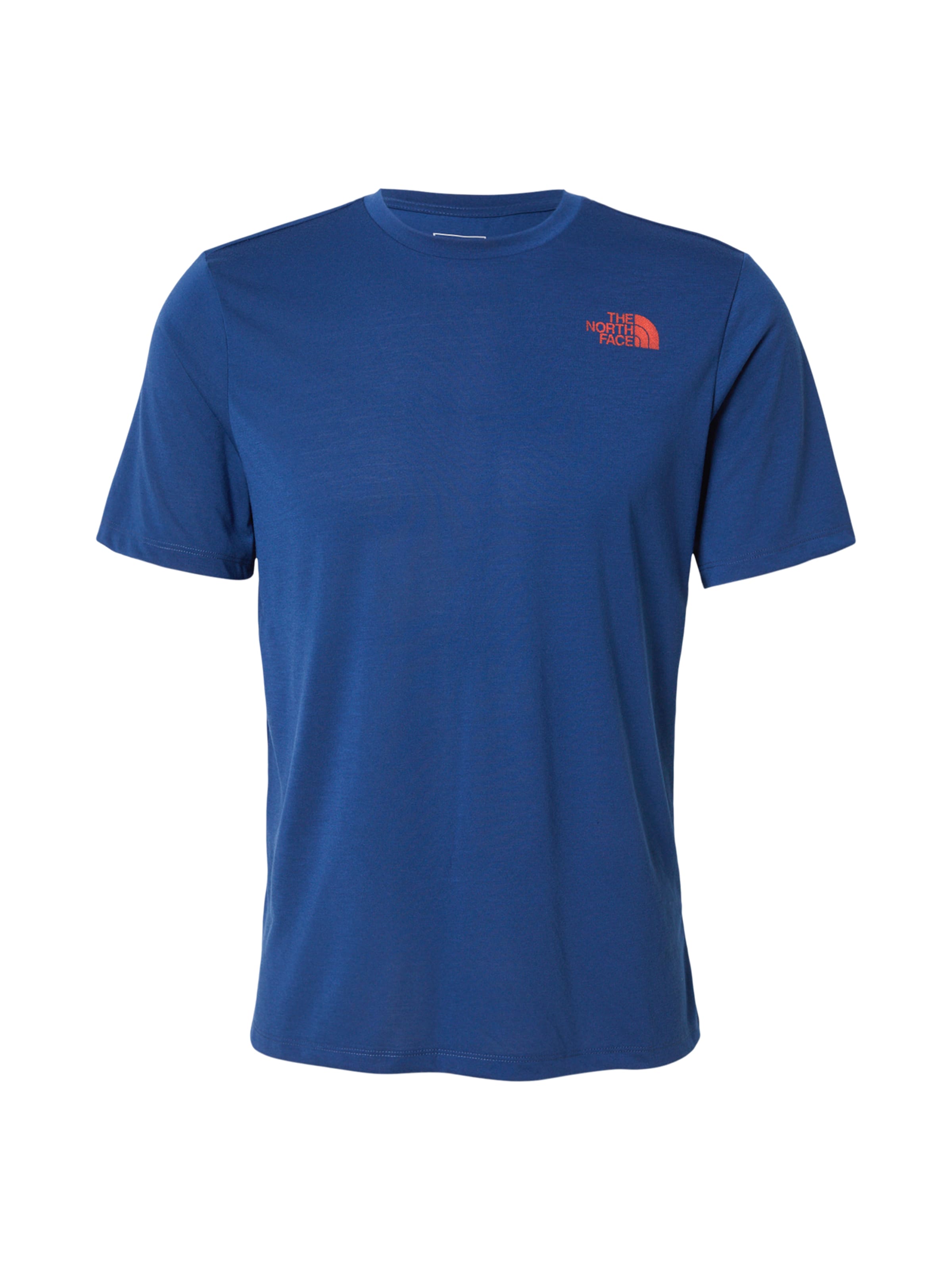 mėlyna THE NORTH FACE Sportiniai marškinėliai 'BITMAP': priekis