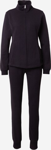 Champion Authentic Athletic Apparel Tracksuit in Black: front