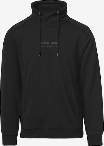 KOROSHISweater majica - crna boja: prednji dio