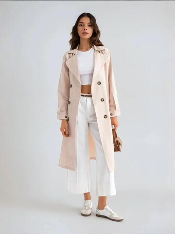 Hiccup Between-Seasons Coat in Beige