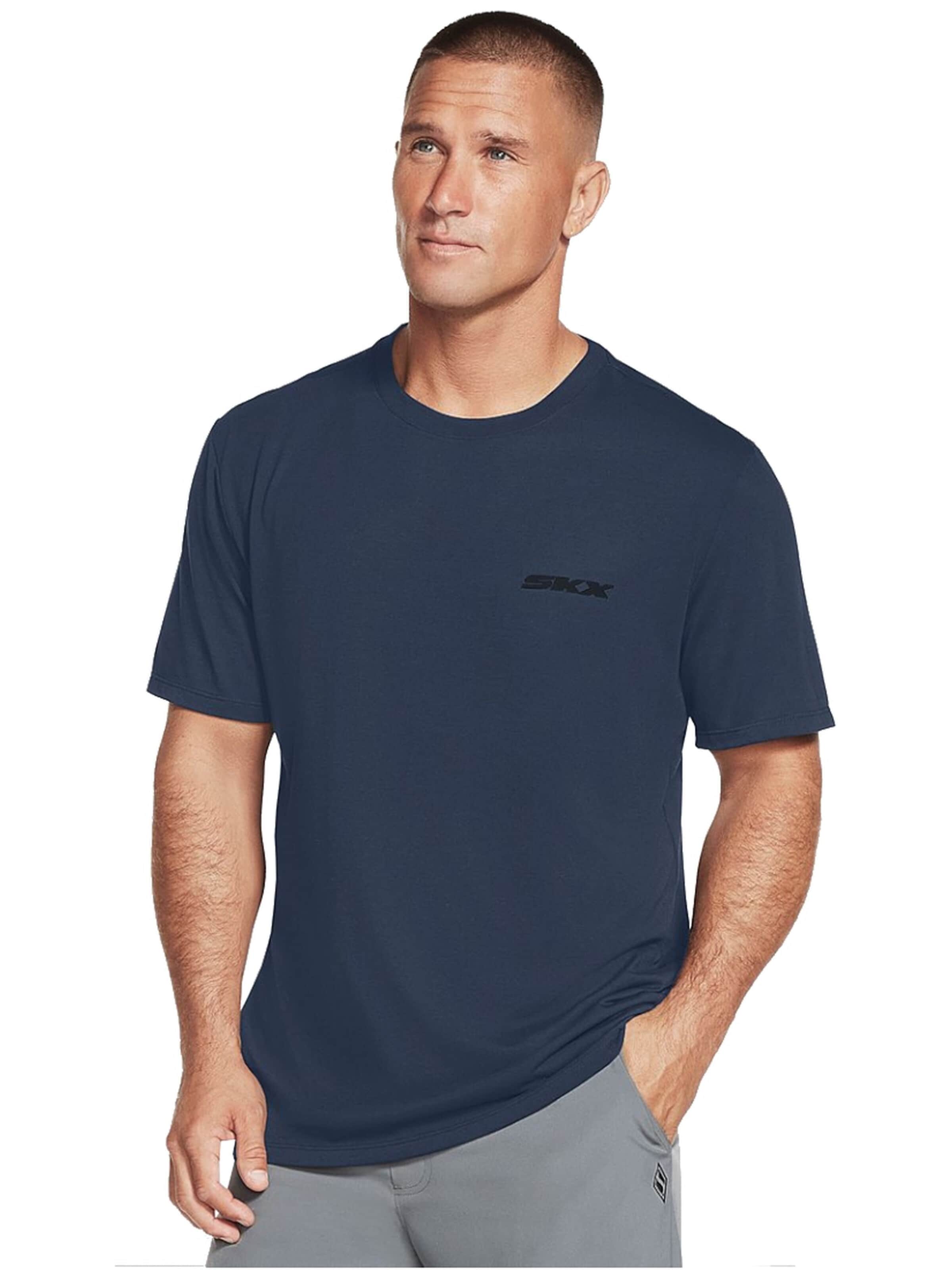 SKECHERS Shirt 'Skechers Dri-Release SKX' in Blue: front
