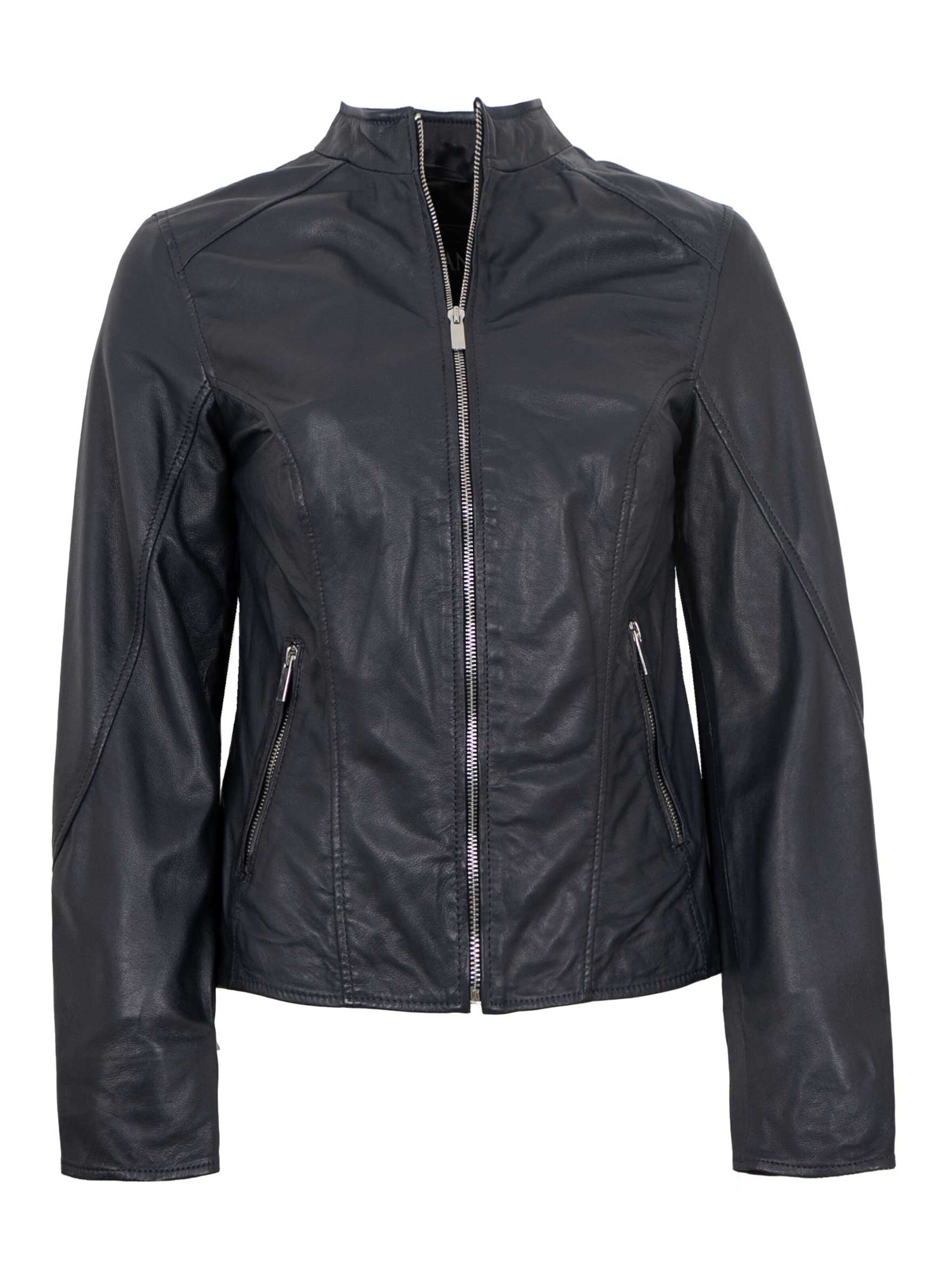 Jilani Between-Season Jacket 'Fulya' in Blue: front
