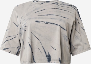 Urban Classics - Camiseta talla grande en gris: frente