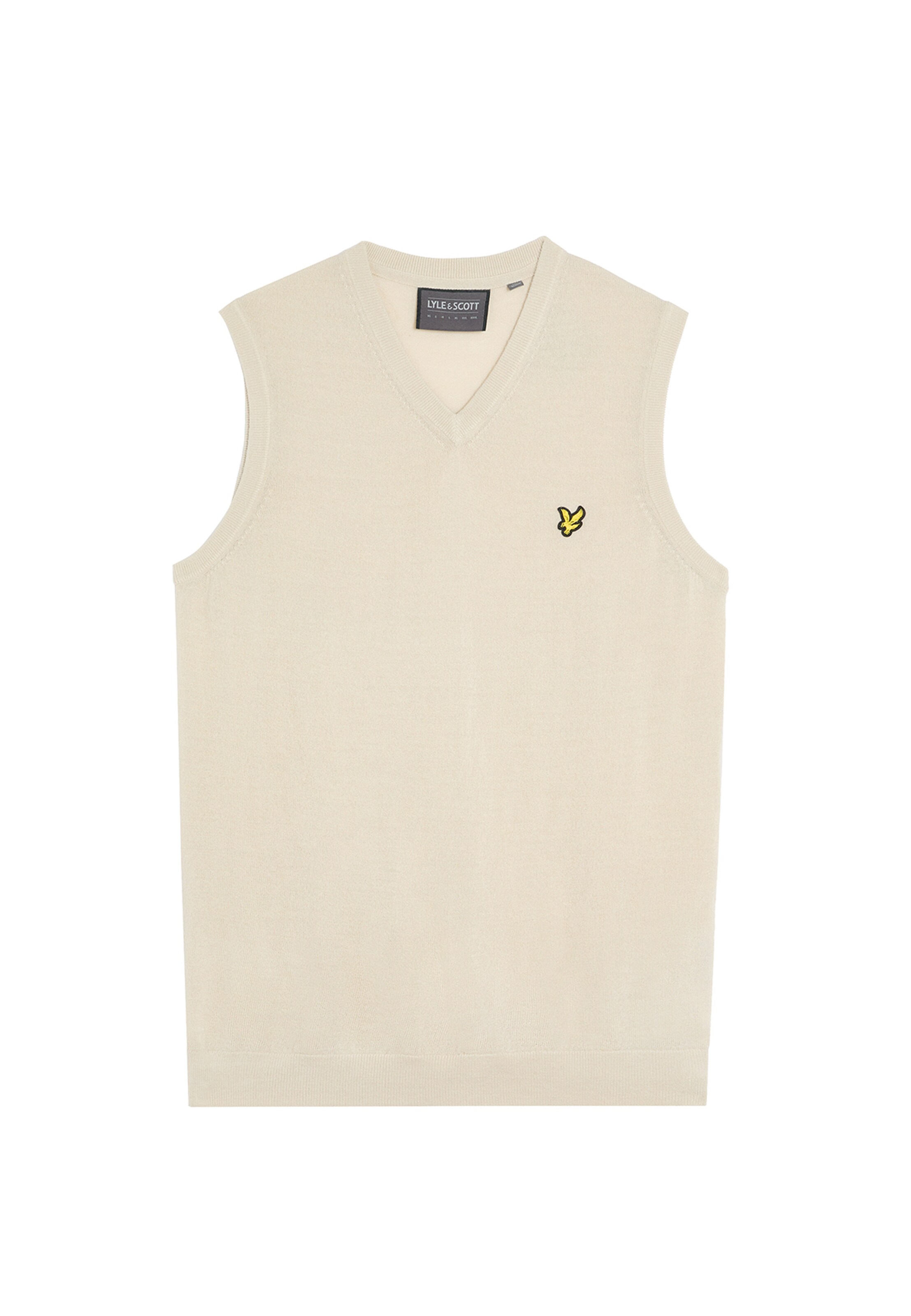 Lyle & Scott Bodywarmer in Beige: voorkant