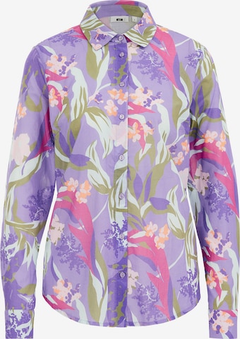 WE Fashion Blouse in Purple: front