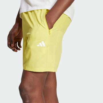 ADIDAS PERFORMANCE Regular Sportbroek 'Essentials' in Geel