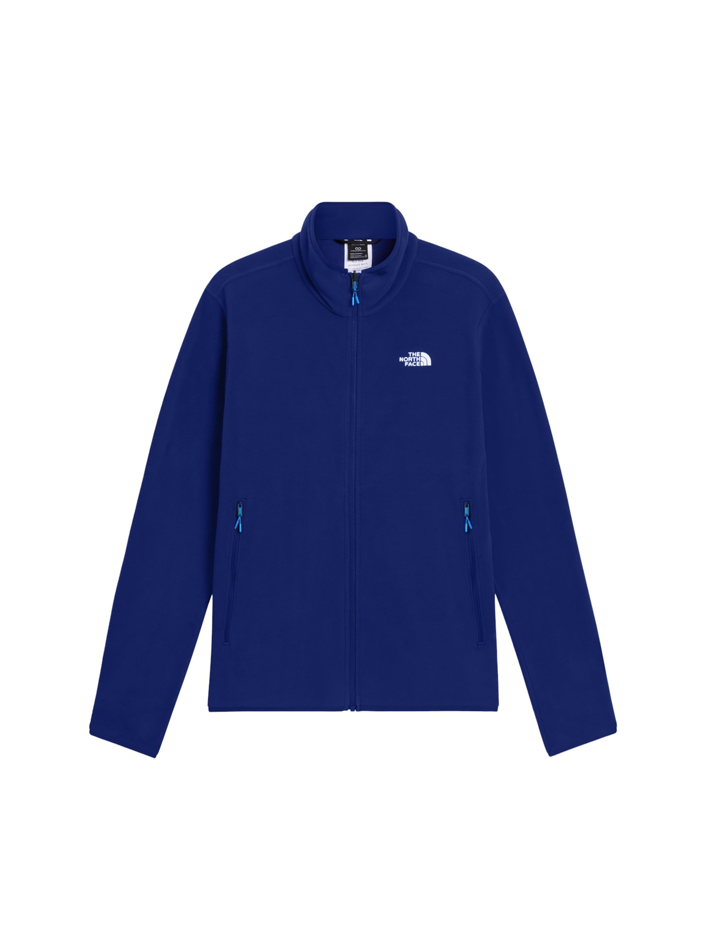 THE NORTH FACE Fleecejacke 'Glacier' in Blau: Vorderseite