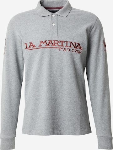 La Martina - Camisa em cinzento: frente