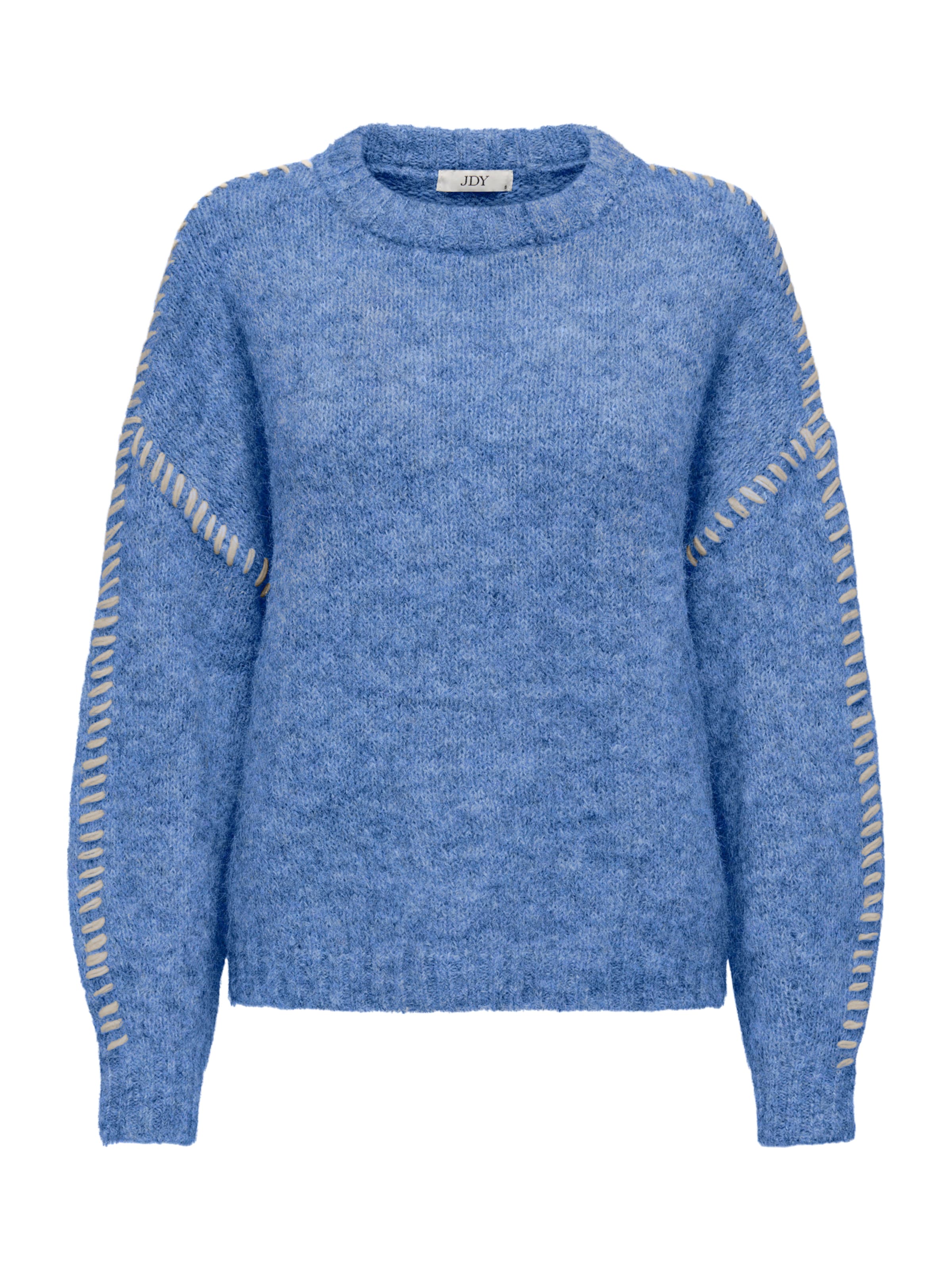 JDY Sweater 'JDYZoey' in Blue: front