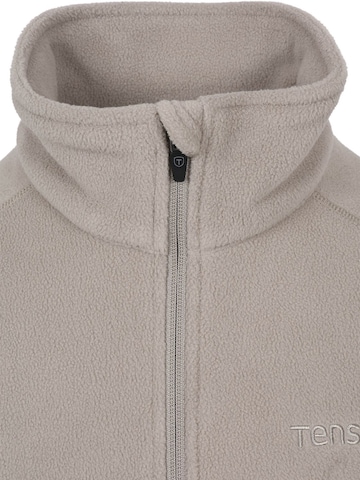 TENSON Gebreid vest in Grijs
