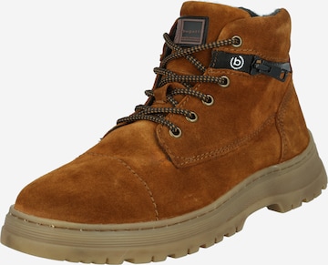 bugatti Lace-up boots 'Dacupso' in Brown: front