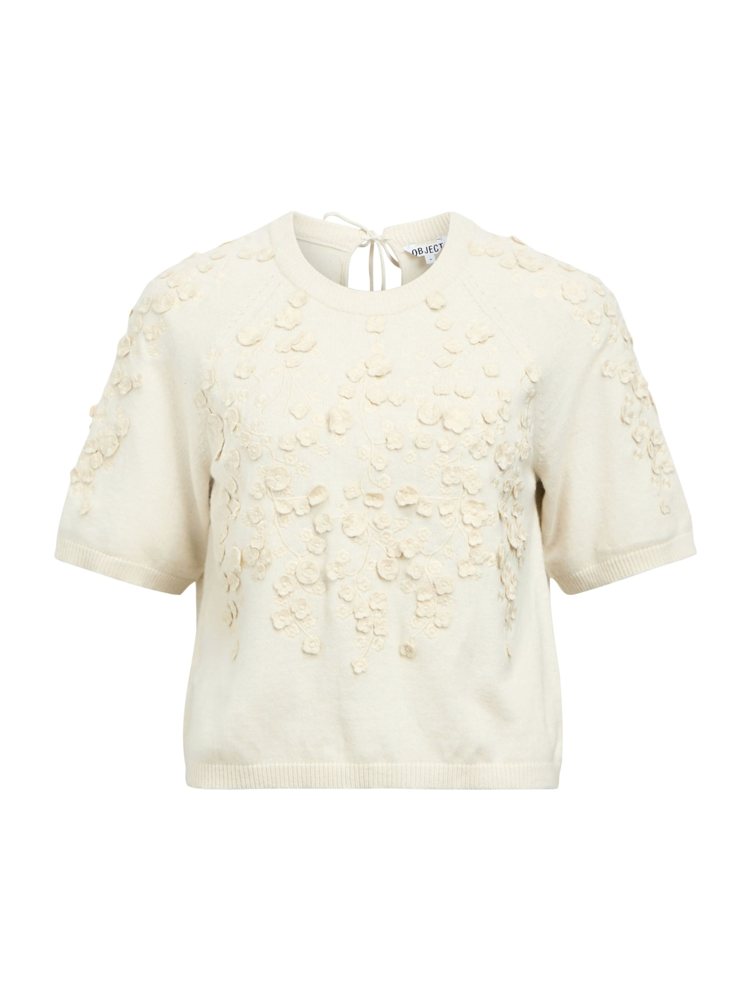 OBJECT Pulover 'OBJNIKO' | bež barva: sprednja stran