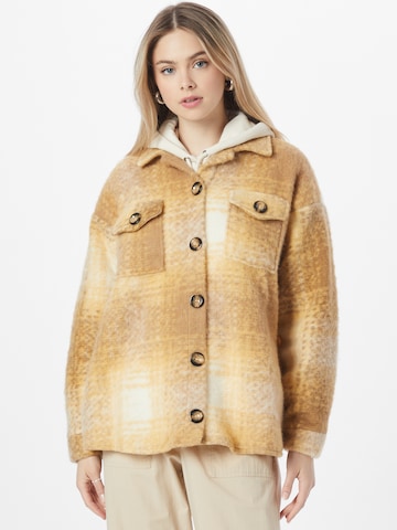Geacă de primăvară-toamnă de la Nasty Gal pe maro: față