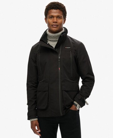 Superdry Between-season jacket in Black: front