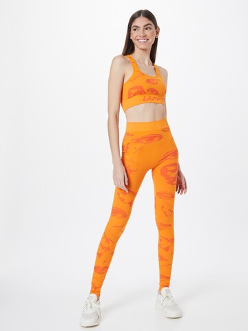 Skinny Pantaloni sportivi di Lapp the Brand in arancione