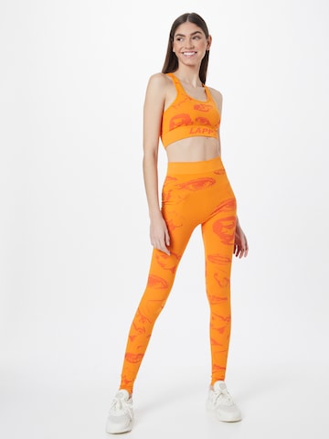 Lapp the Brand - Skinny Calças de desporto em laranja