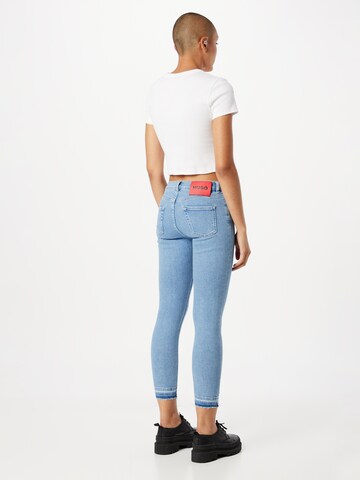 HUGO Skinny Jeans '923_4' in Blau