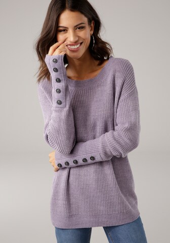 LAURA SCOTT Sweater in Purple