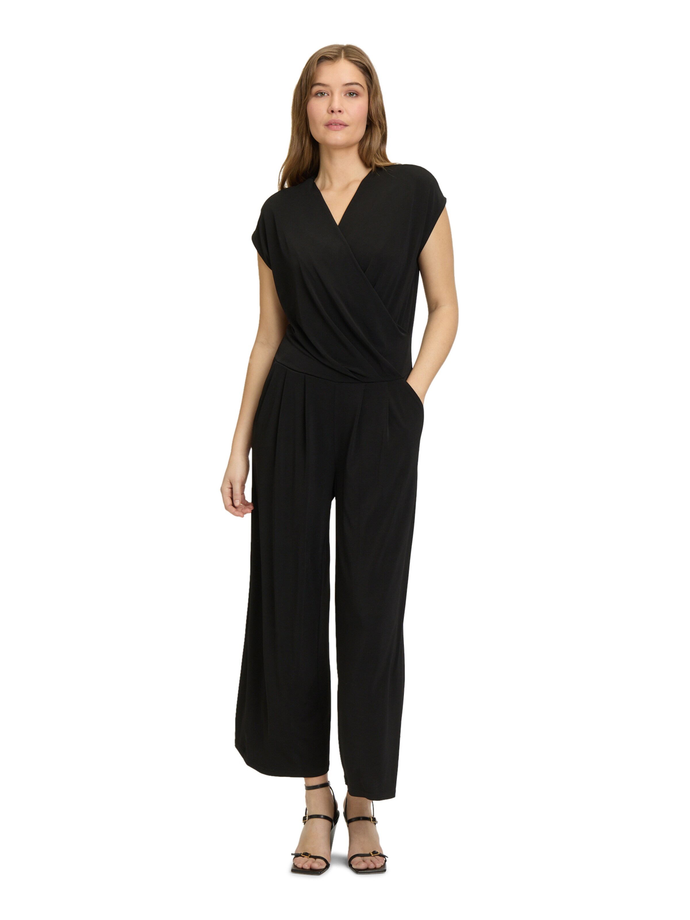 Vera Mont Jumpsuit in Black: front