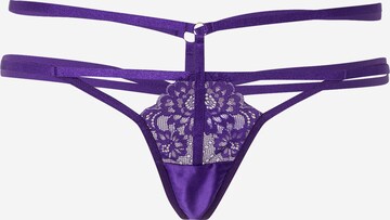 Tanga 'Iggy' de la Hunkemöller pe mov: față