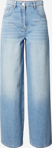 mėlyna IRO Plačios klešnės Džinsai: priekis