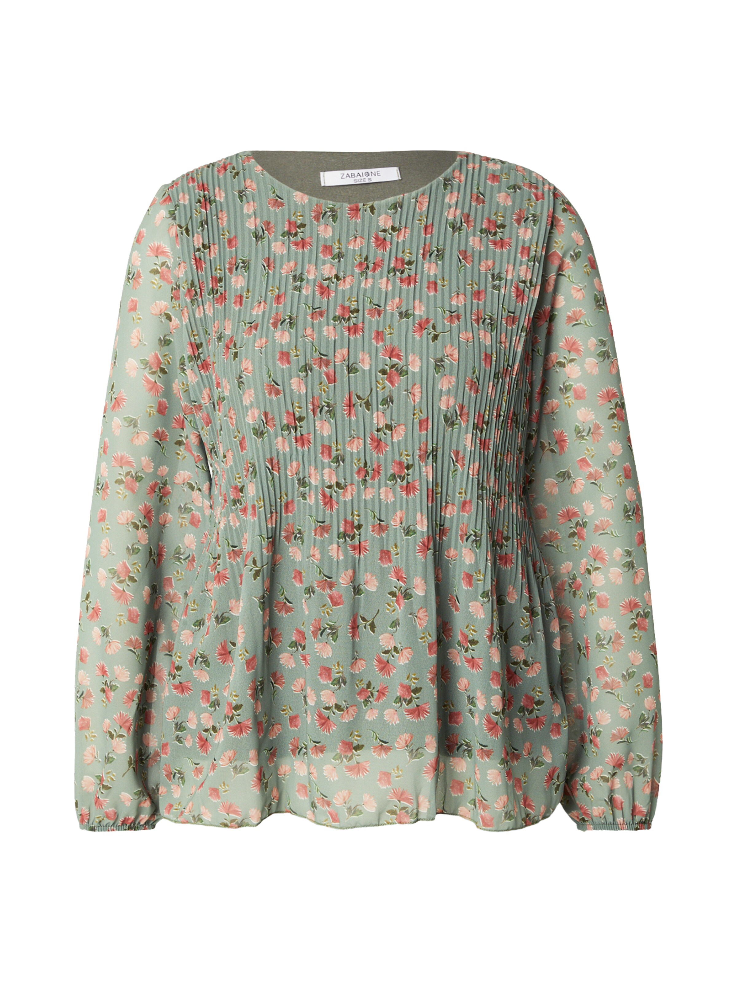 ZABAIONE Blouse 'Mi44nell' in Green: front