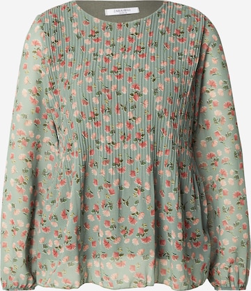 ZABAIONE - Blusa 'Mi44nell' en verde: frente
