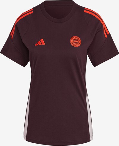 ADIDAS PERFORMANCE T-Shirt 'FC Bayern München Teamline' in rot / bordeaux / offwhite, Produktansicht