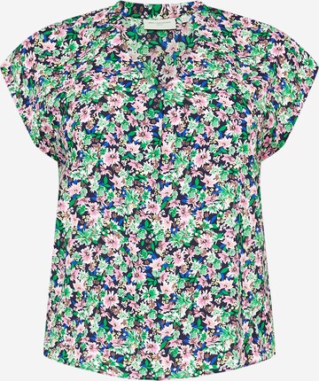 Camicia da donna 'TAMARA' di ONLY Carmakoma in verde: frontale