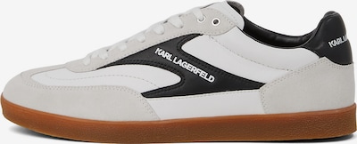 Sportbačiai be auliuko iš KARL LAGERFELD JEANS, spalva – šviesiai pilka / juoda / balta, Prekių apžvalga