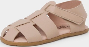 Calzatura aperta di Pisamonas in beige: frontale