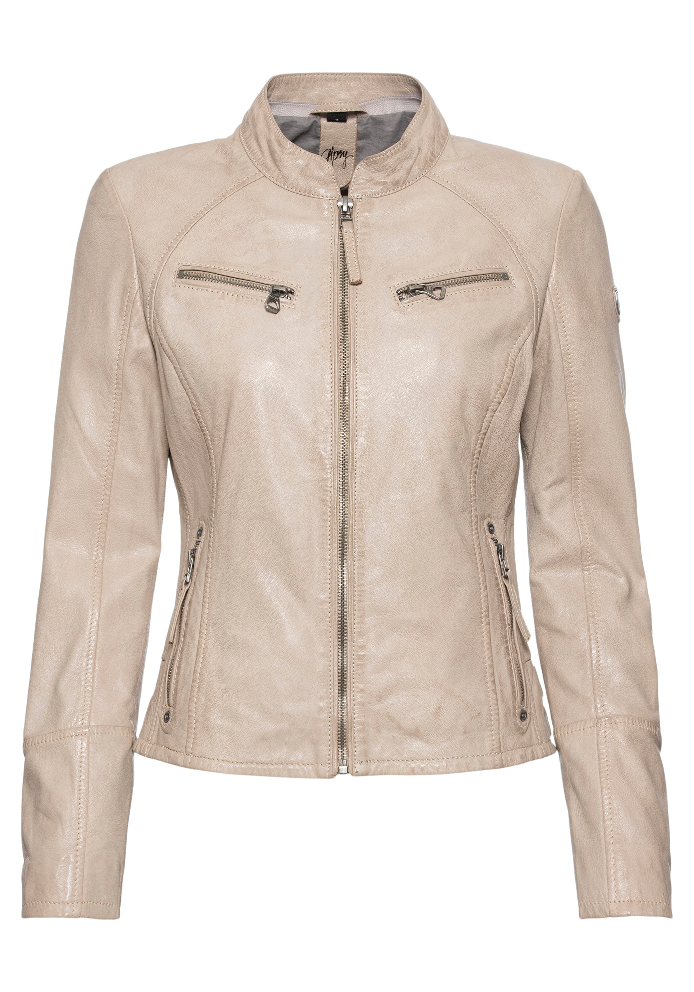 Gipsy by Mauritius Jacke in Beige: Vorderseite
